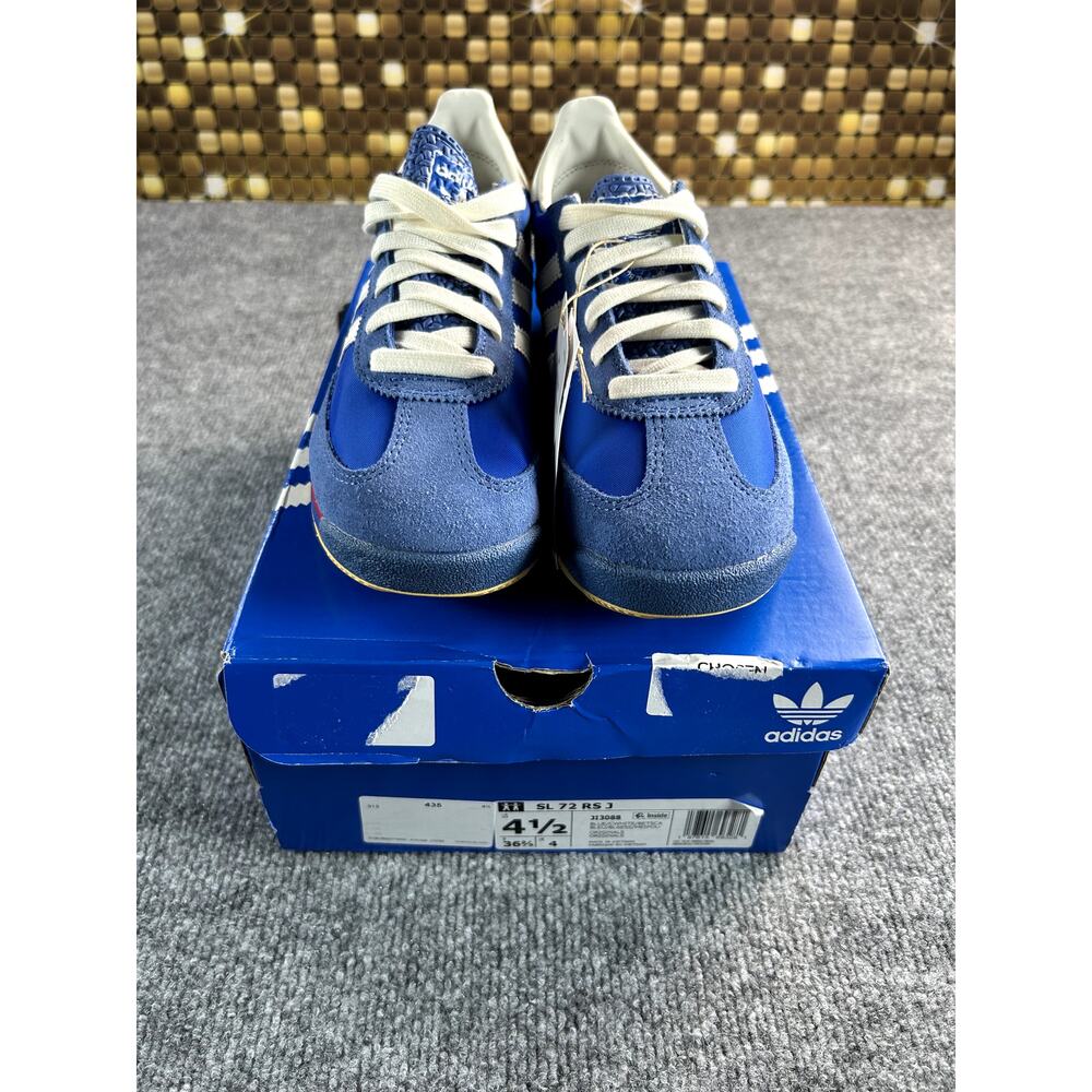 Adidas SL 72 RS Blue White Red Women's Sneakers Size 4.5 US Retro Running Shoes - Picture 7 of 9